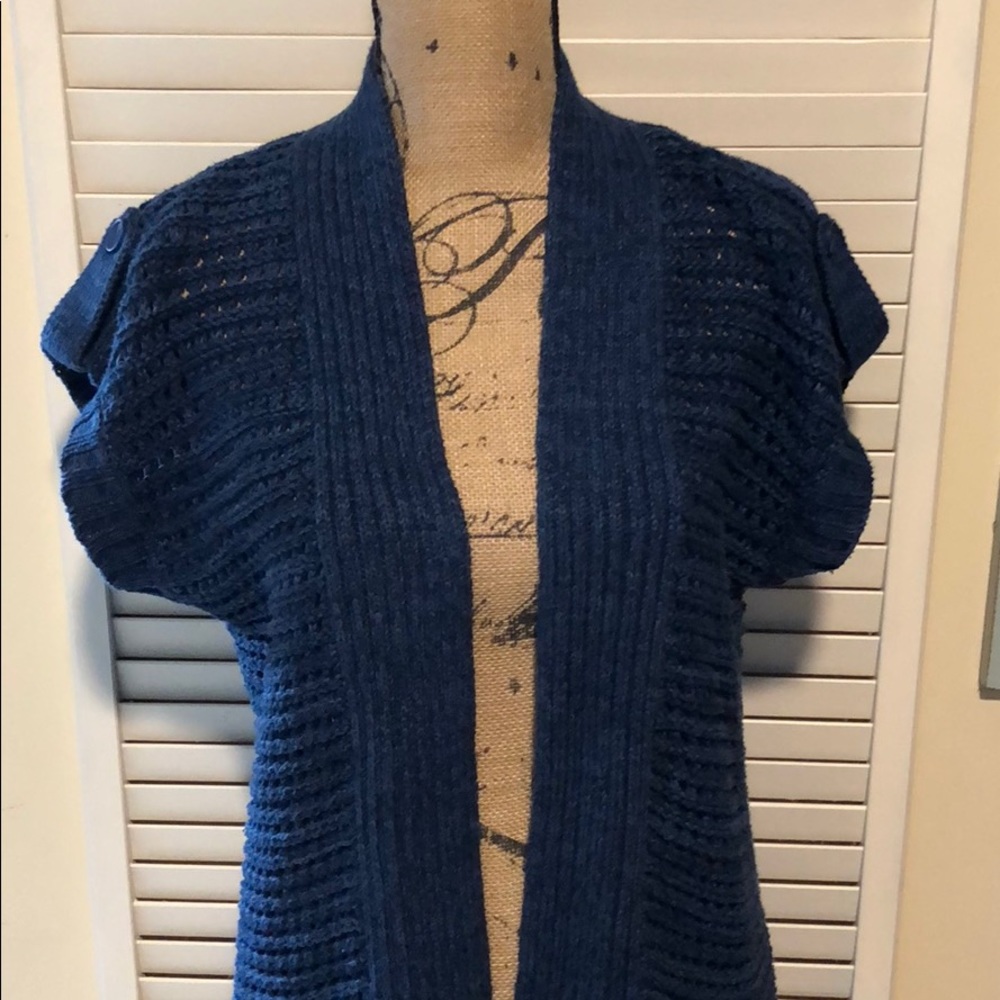 Cache open sweater size small